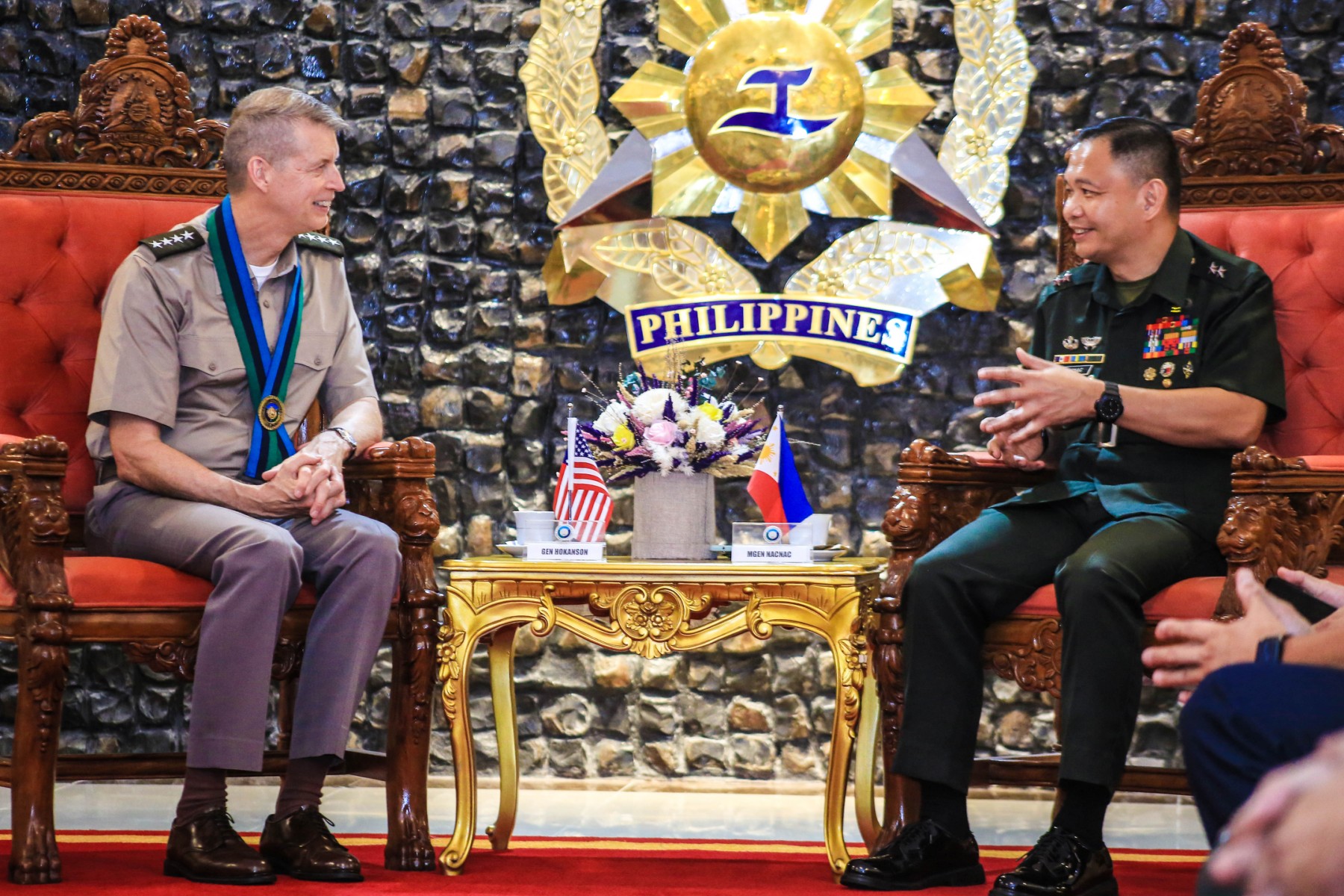 COURTESY CALL | General Daniel Hokanson, Chief of the US National Guard Bureau