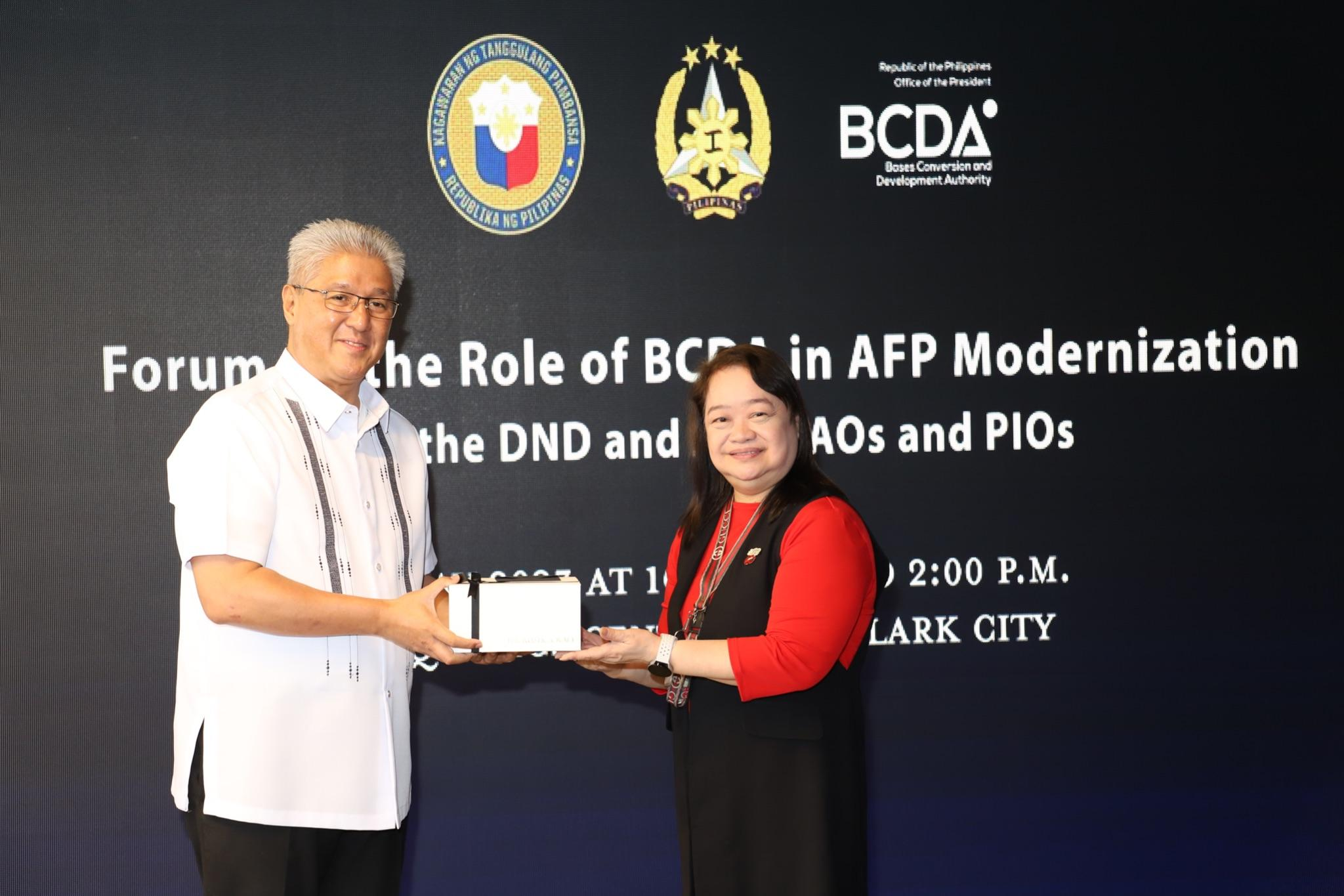 DND, AFP, and BCDA strengthen information exchange through forum on modernization