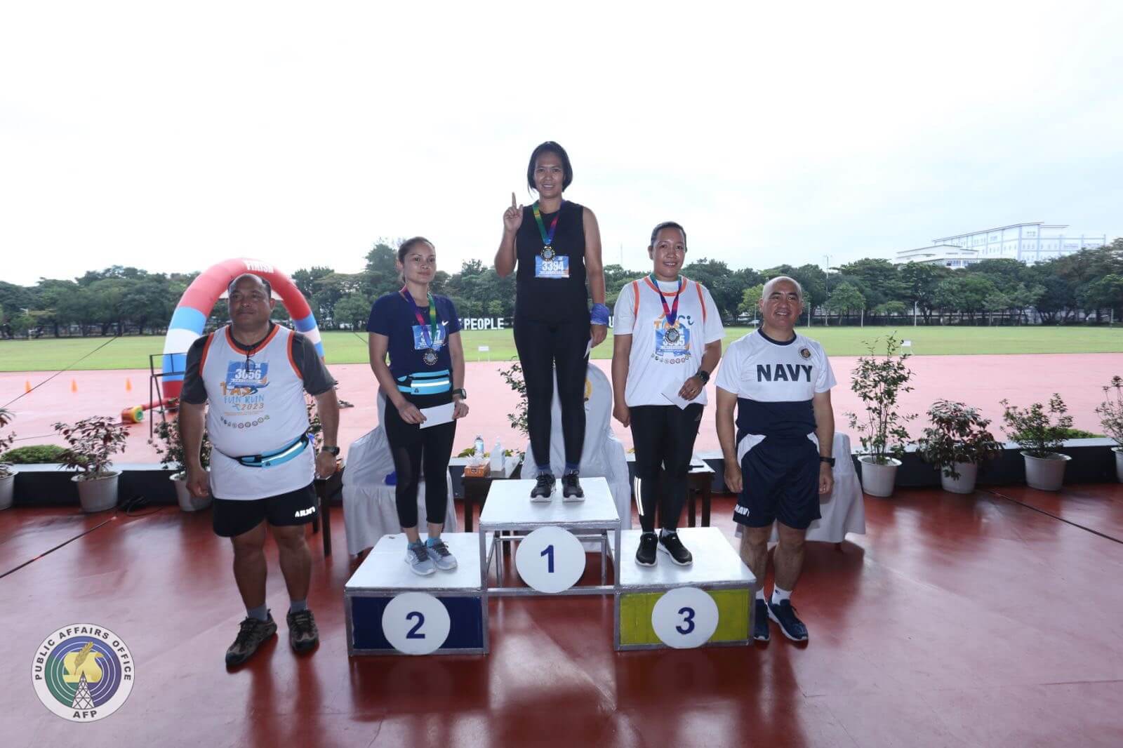 AFP holds Technical and Admin Services Solidarity Fun Run