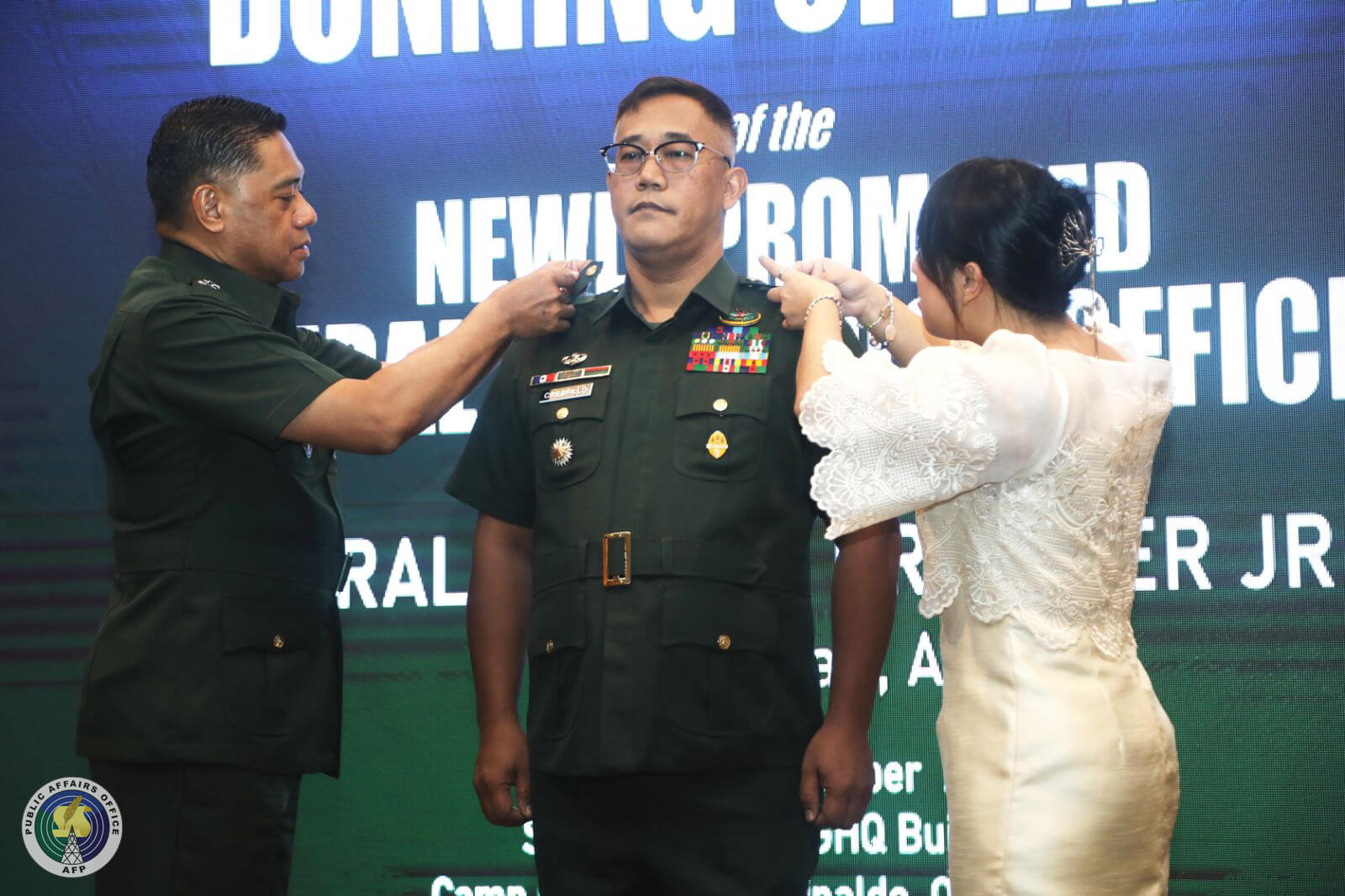 Six senior officers don new ranks