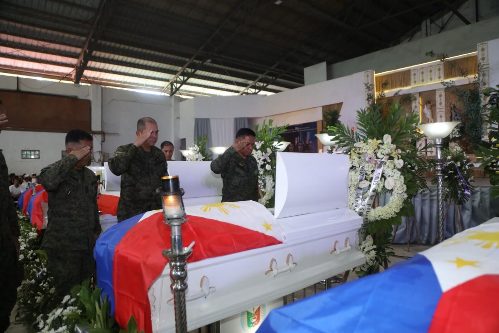 CSAFP Visits Fallen Civilian Armed Force Geographical Unit (CAFGU) Active Auxiliary Members