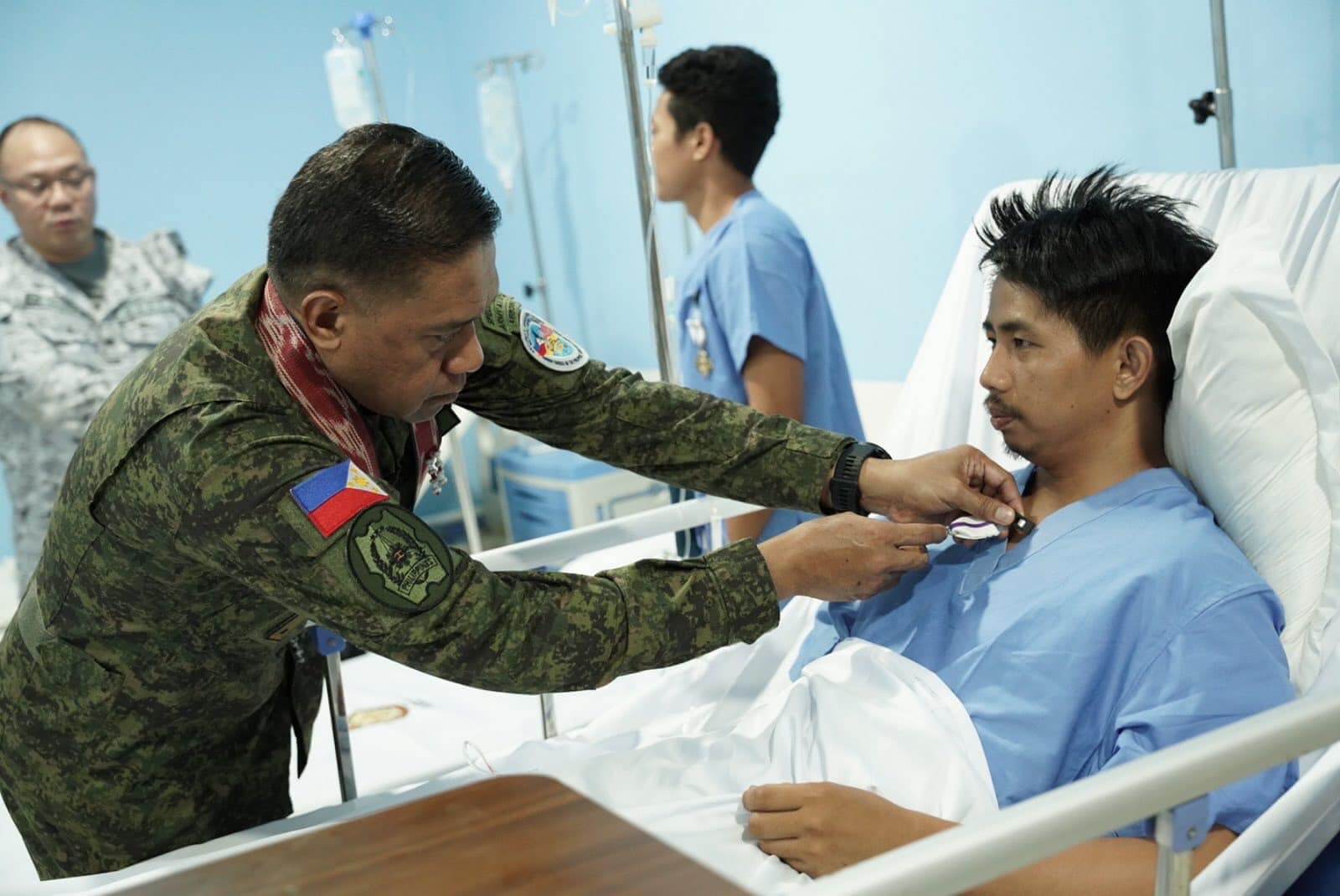 CSAFP honors wounded soldiers of the 6th Infantry Division for bravery in combat