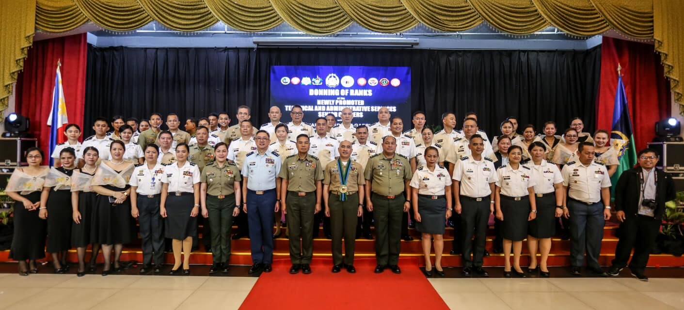 AFP dons rank to 21 newly-promoted TAS Senior Officers