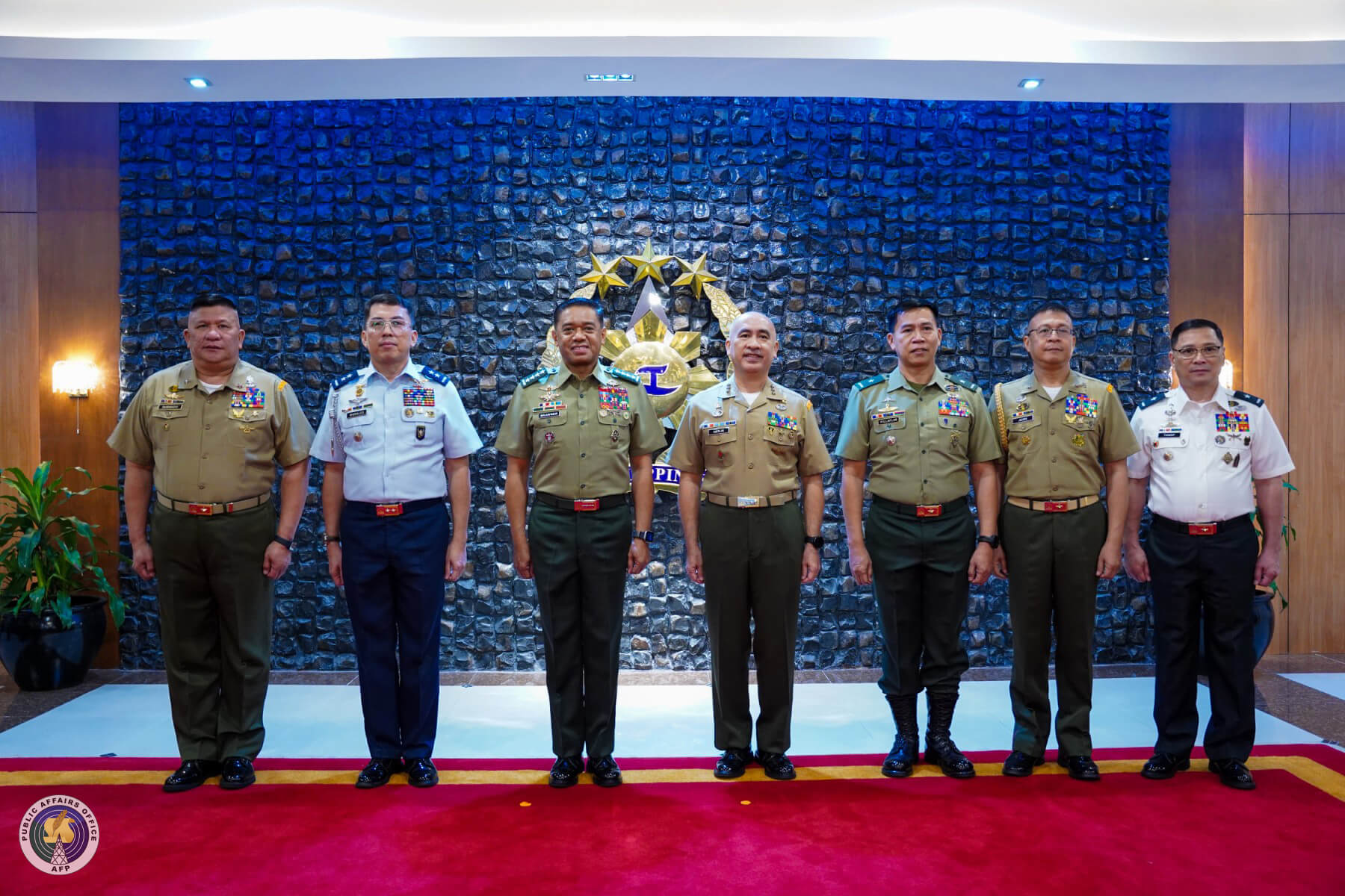 CSAFP dons higher ranks to five senior officers