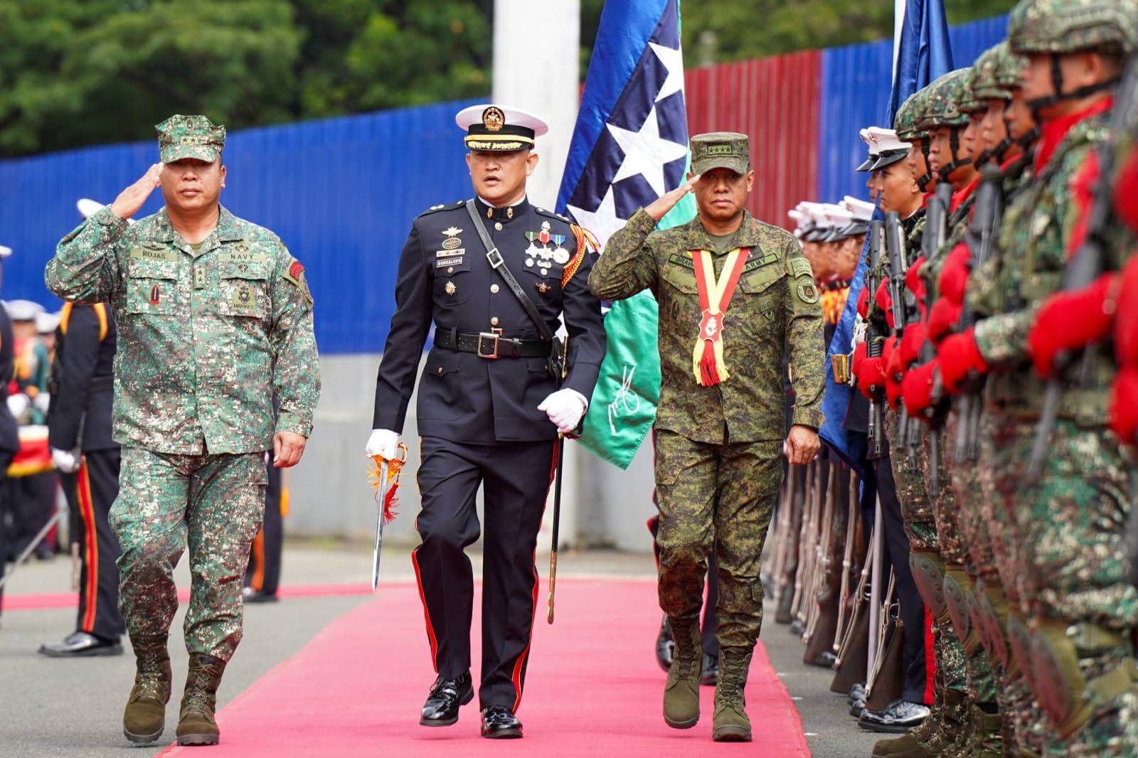CSAFP visits the Philippine Marine Corps