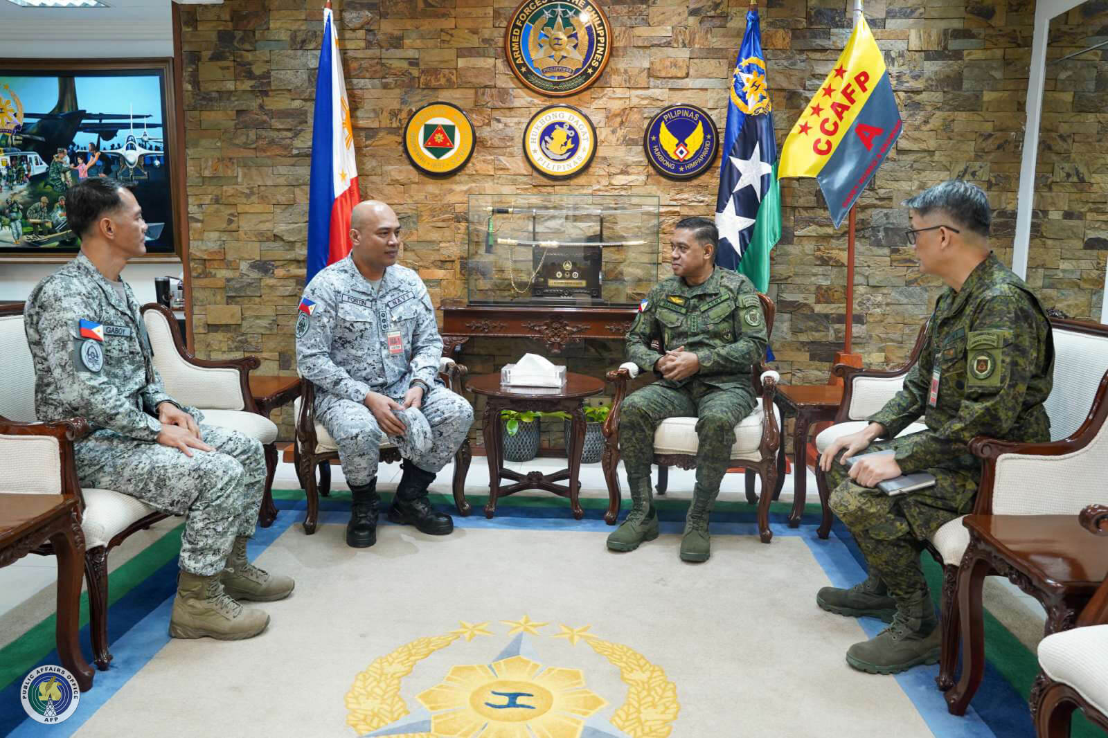 CSAFP sends off new defense, armed forces attachés