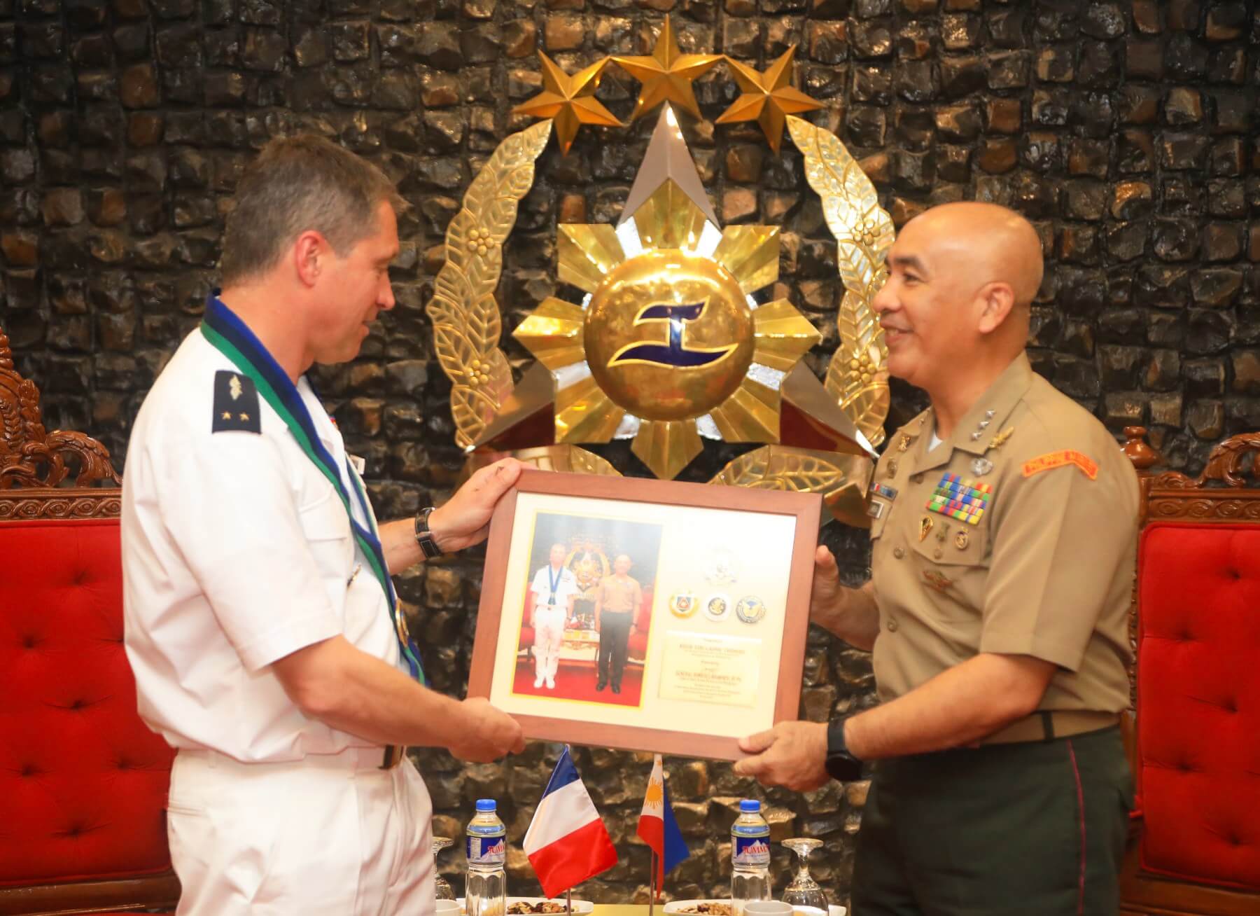 French Pegase 24 commander visits AFP
