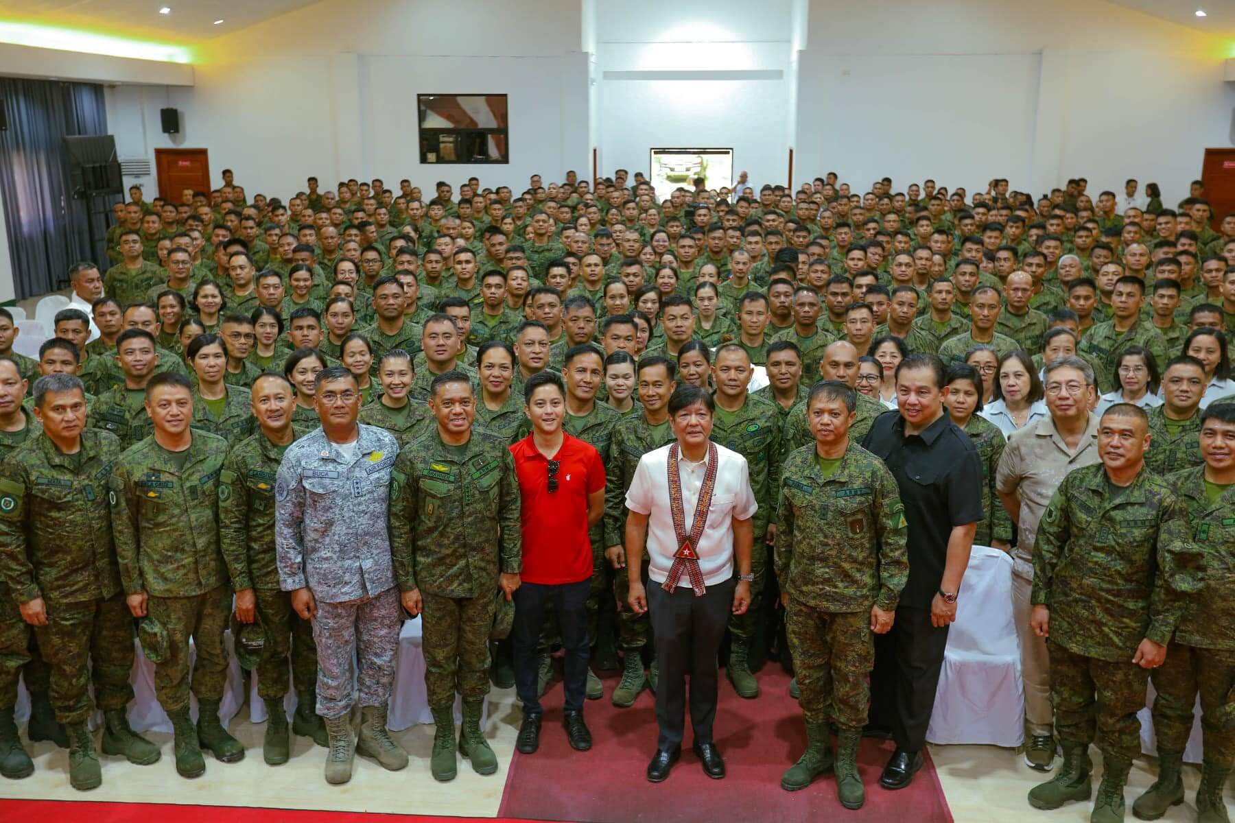 President Marcos Jr visits troops in North Luzon, orders preparation