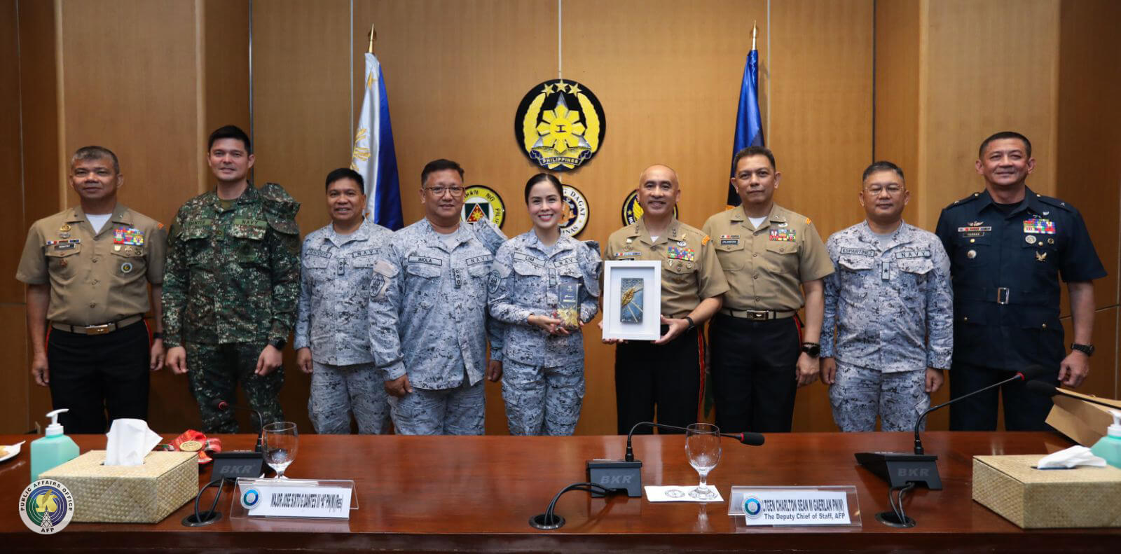 TDCSAFP welcomes AFP’s celebrity reservists to GHQ