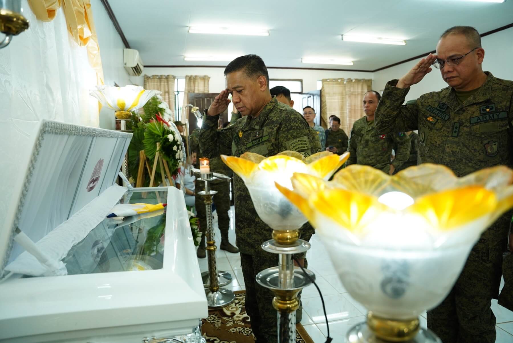 CSAFP visits wake of fallen soldiers