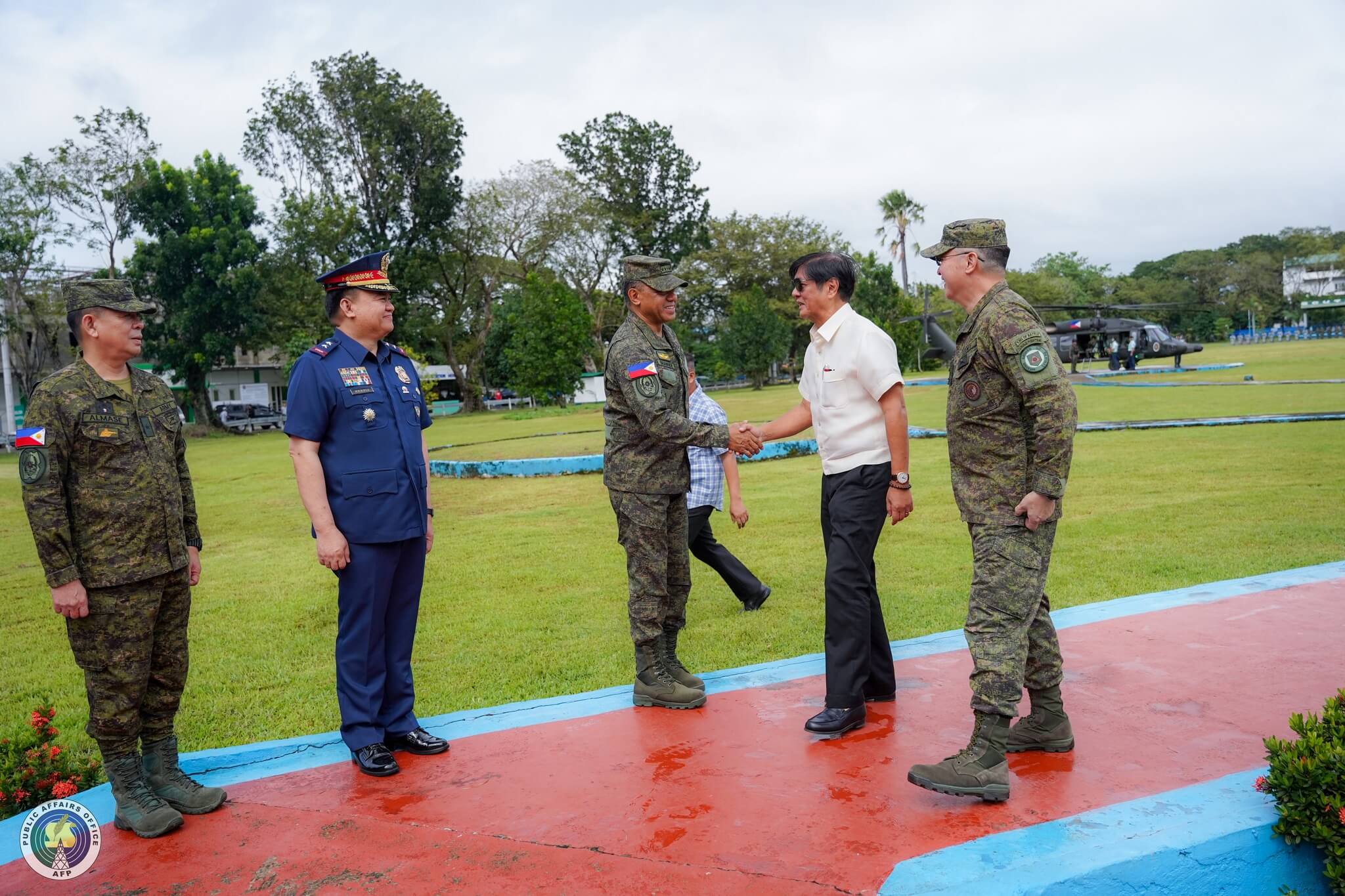 President Marcos visits SOLCOM troops