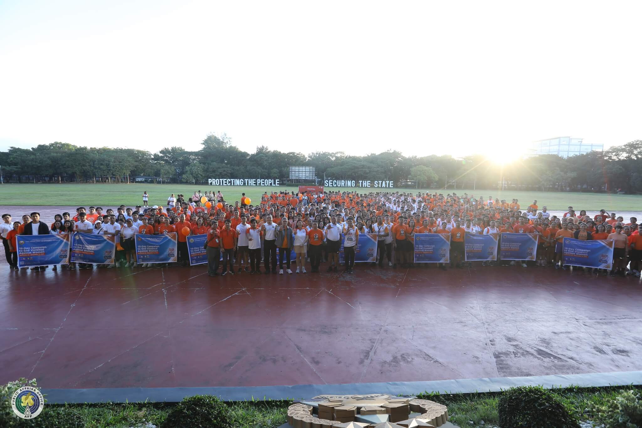 AFP Joins the 18-Day Campaign to End VAW Kick-Off Activity
