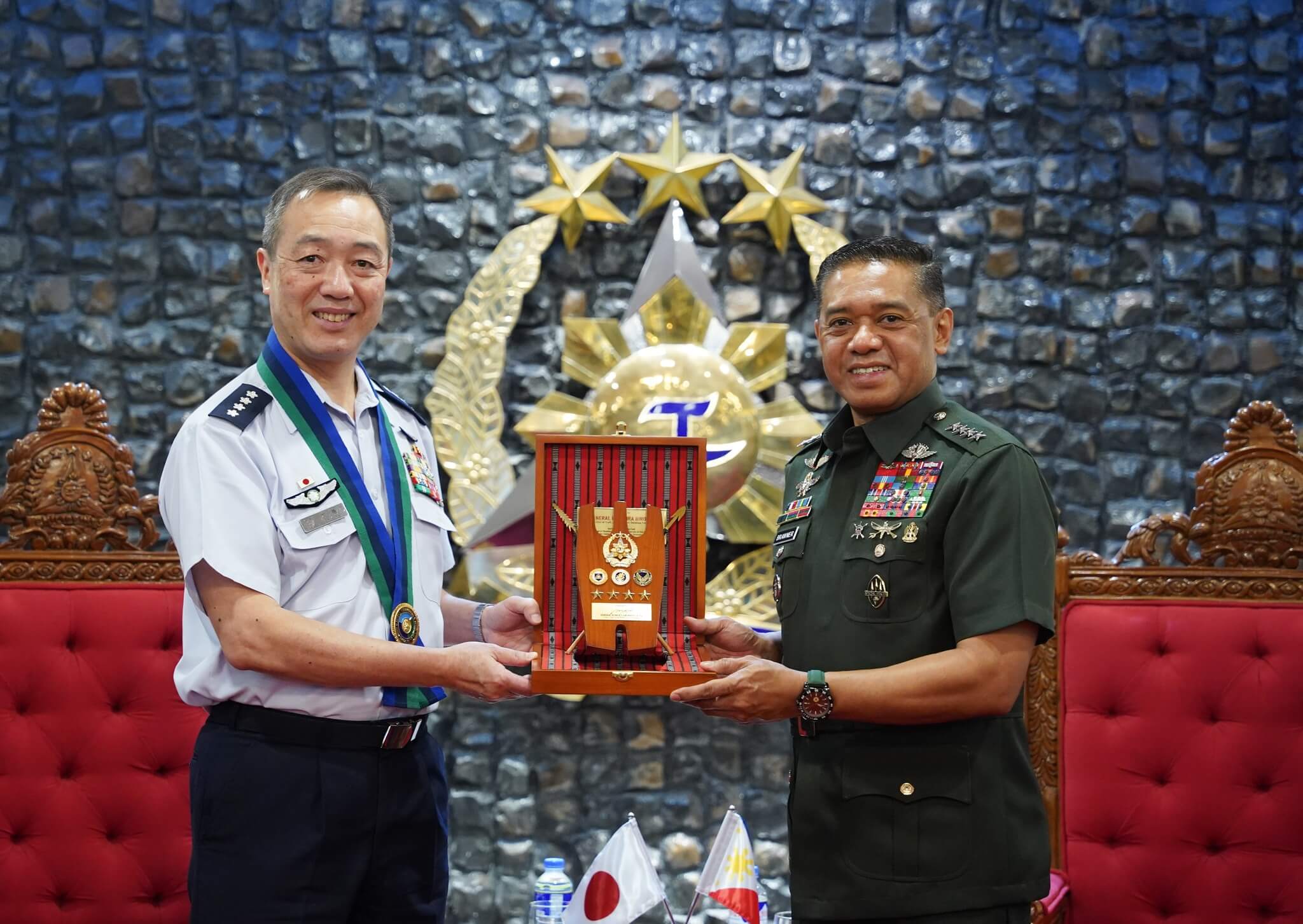 CSAFP Welcomes Japan Air Self-Defense Force Chief of Staff
