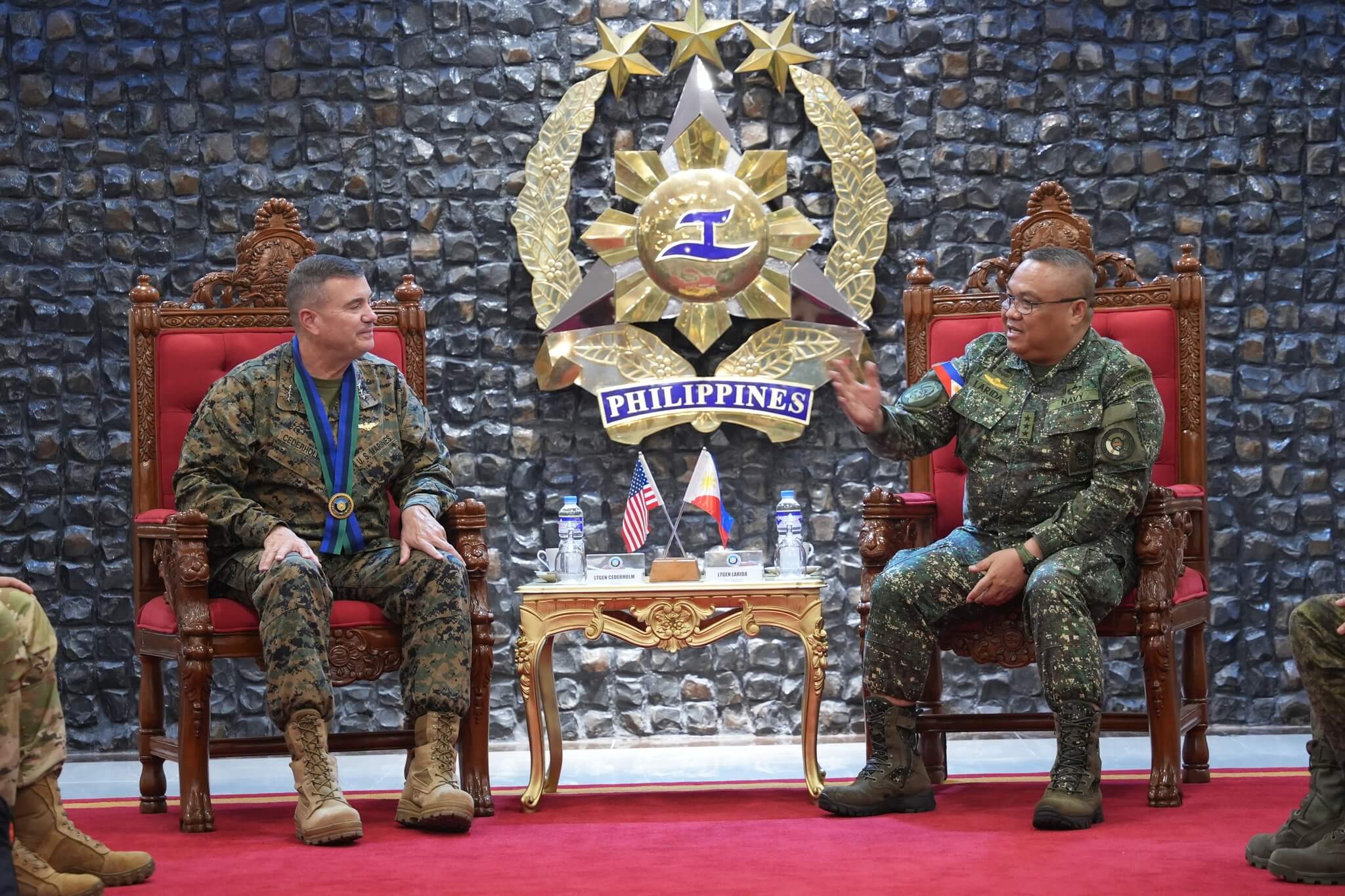 AFP Welcomes LtGen Cederholm in a Courtesy Visit