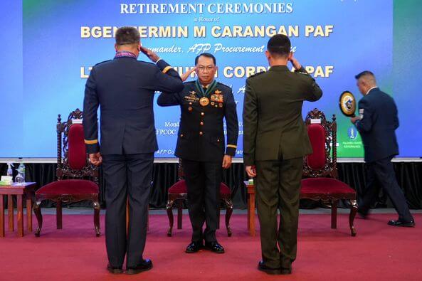 AFP Honors BGen Carangan in a Change of Command and Retirement Ceremony