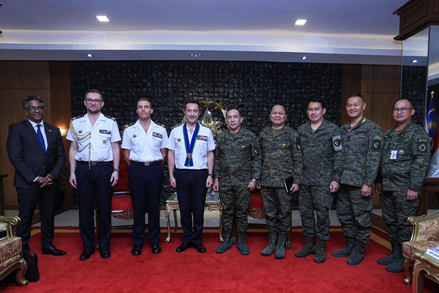 AFP Welcomes French Strike Force Commander for Strategic Maritime Cooperation