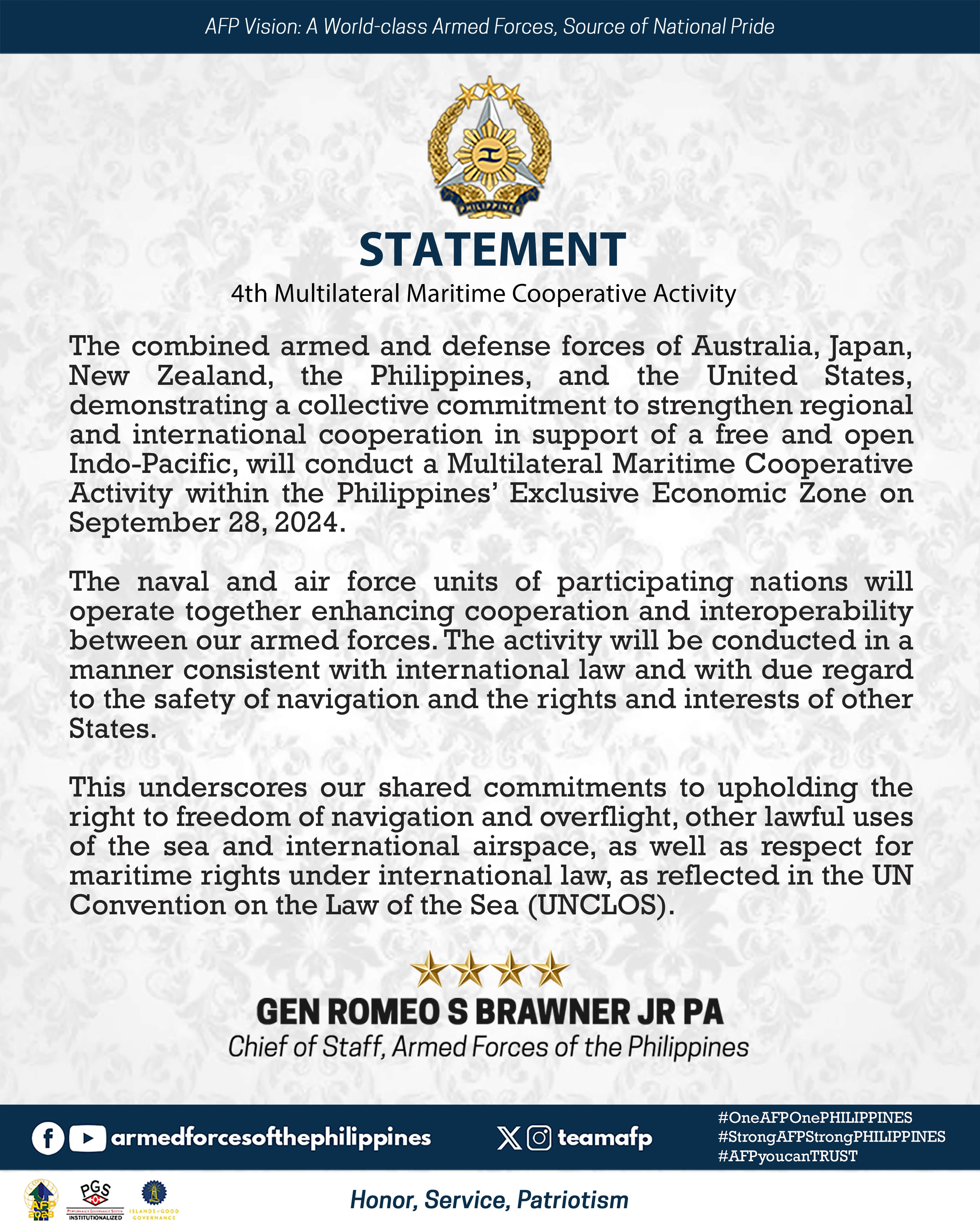 4th Multilateral Maritime Cooperative Activity