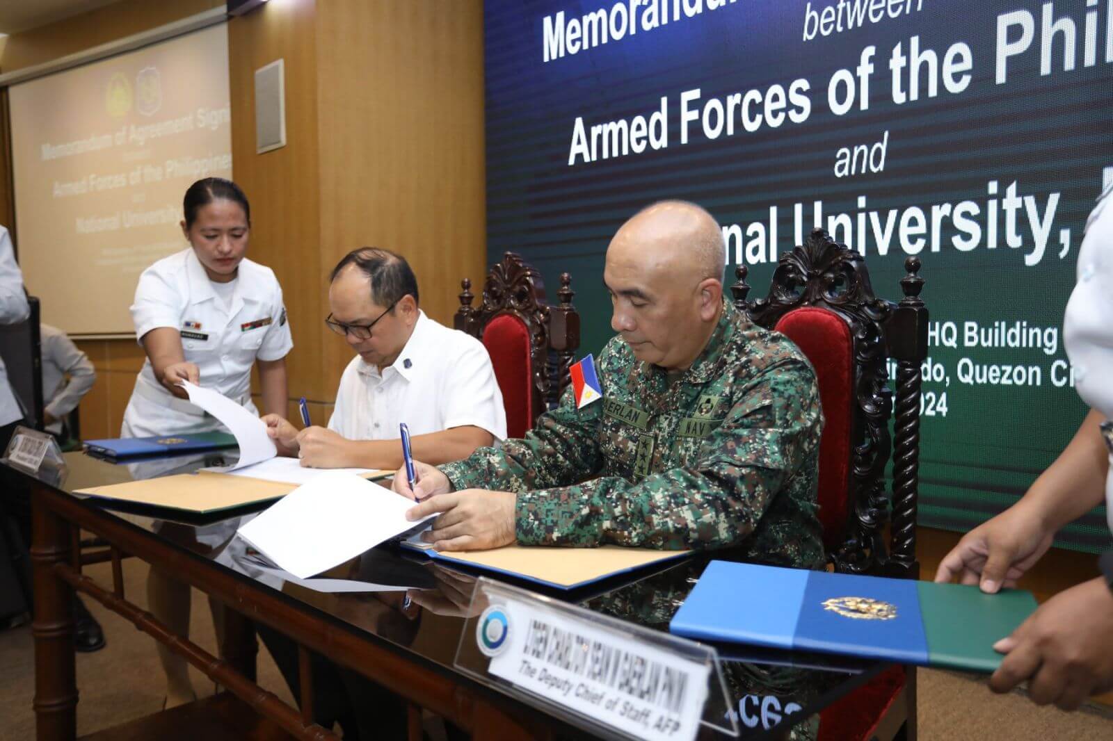 AFP, National University forge partnership on education cooperation