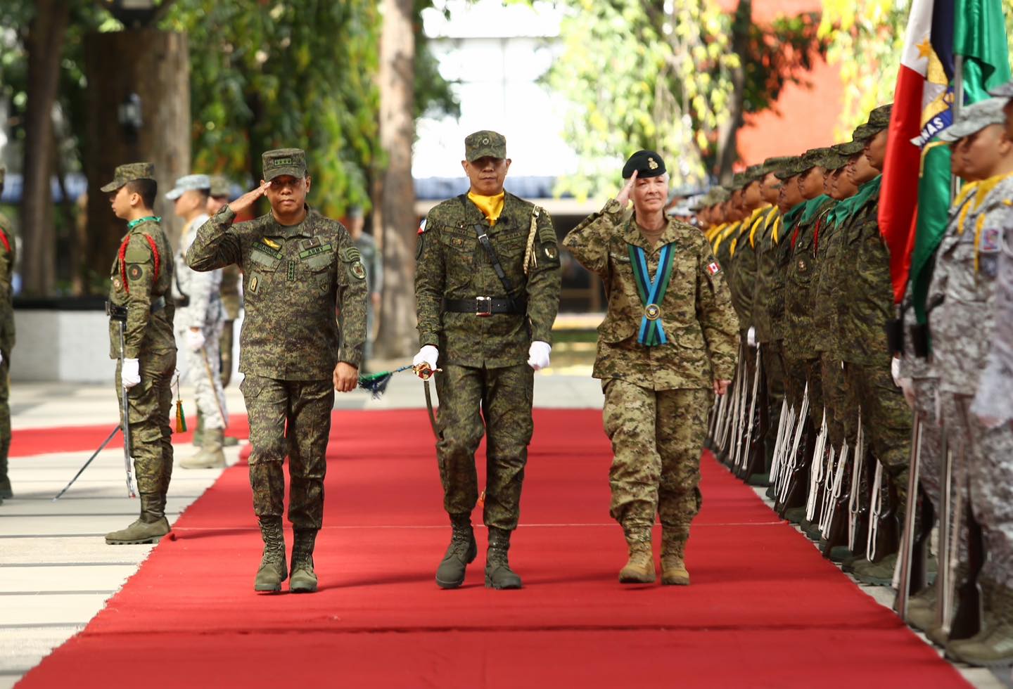 CSAFP welcomes Canadian Chief of Defense Staff in a courtesy visit, strengthens military cooperation
