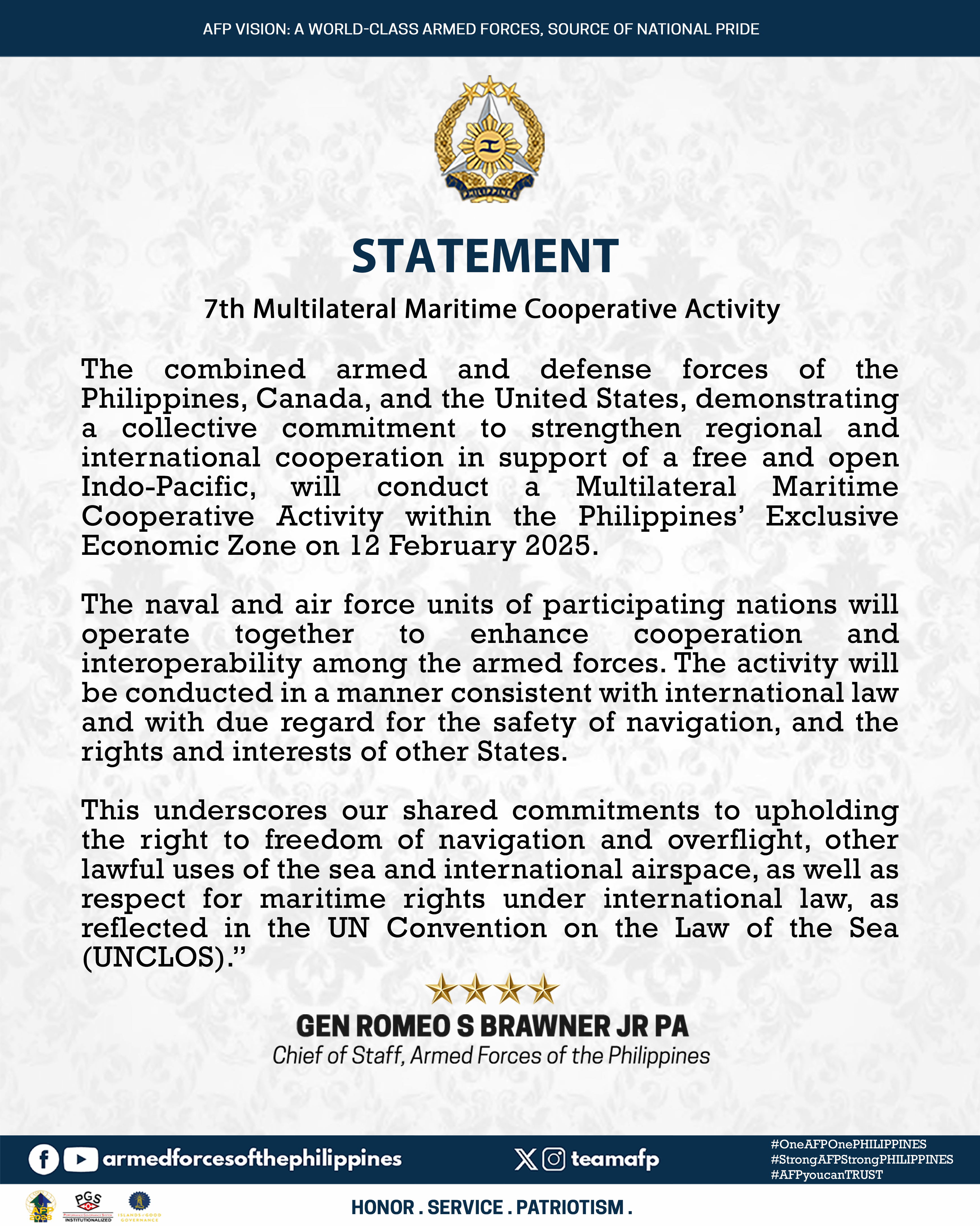 7th Multilateral Maritime Cooperative Activity
