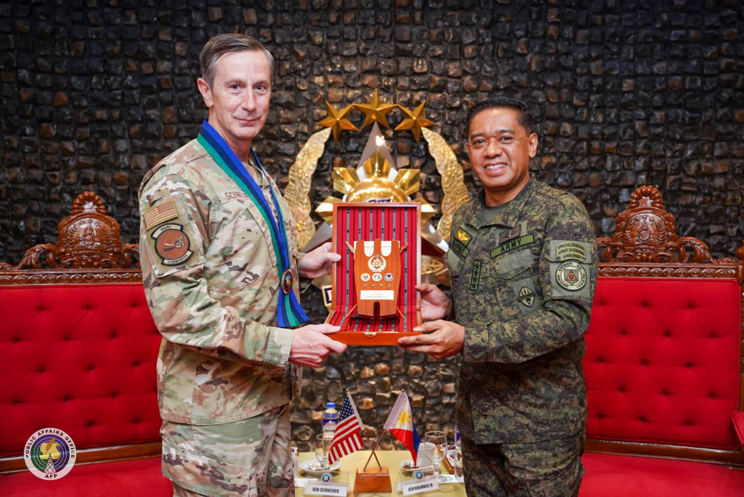 CSAFP Welcomes General Schneider in a Courtesy Visit