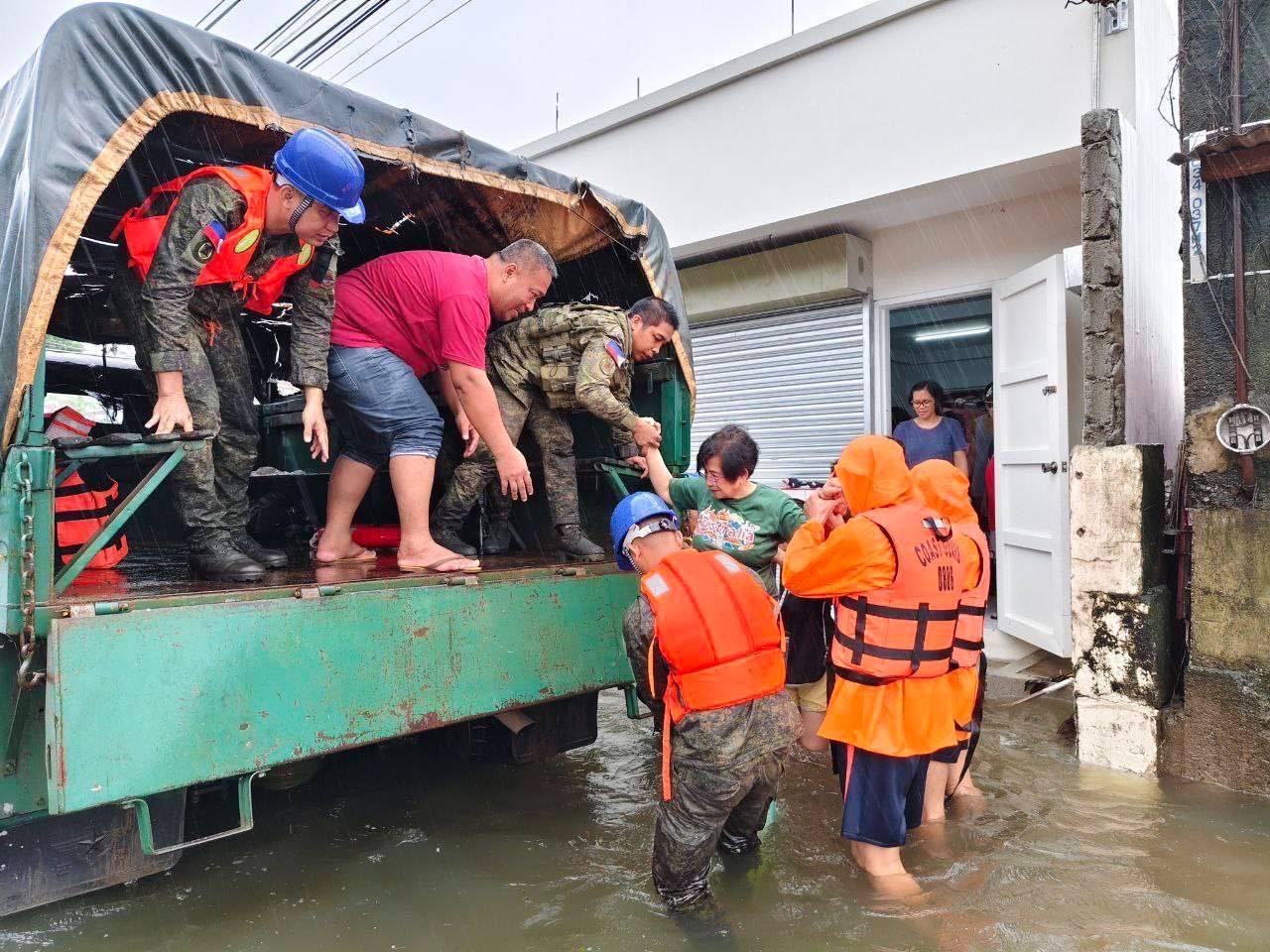 AFP, LGUs, and Security Forces Extend Relief to Typhoon-Affected Communities in Pangasinan