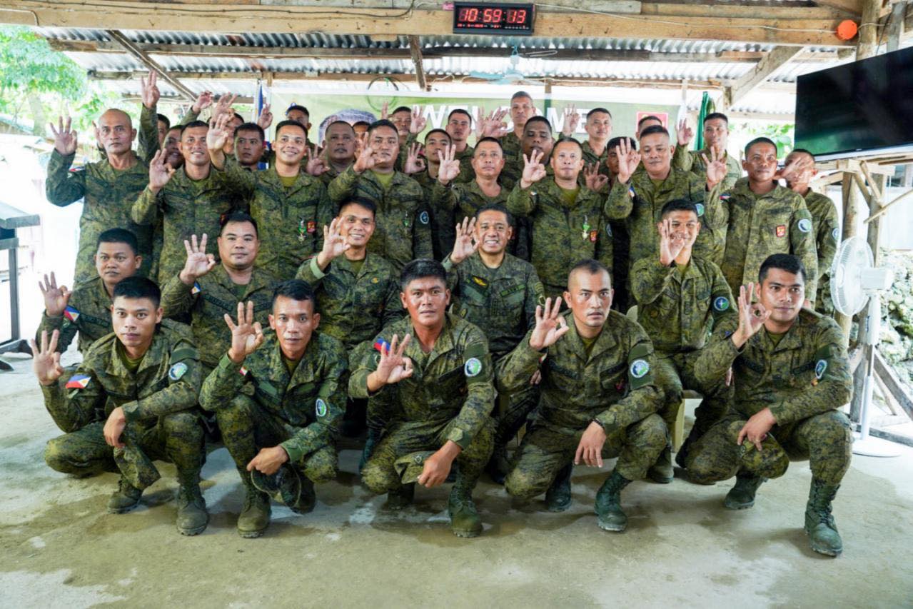AFP Chief Strengthens Grassroots Security with CAFGU Visit in Surigao del Norte
