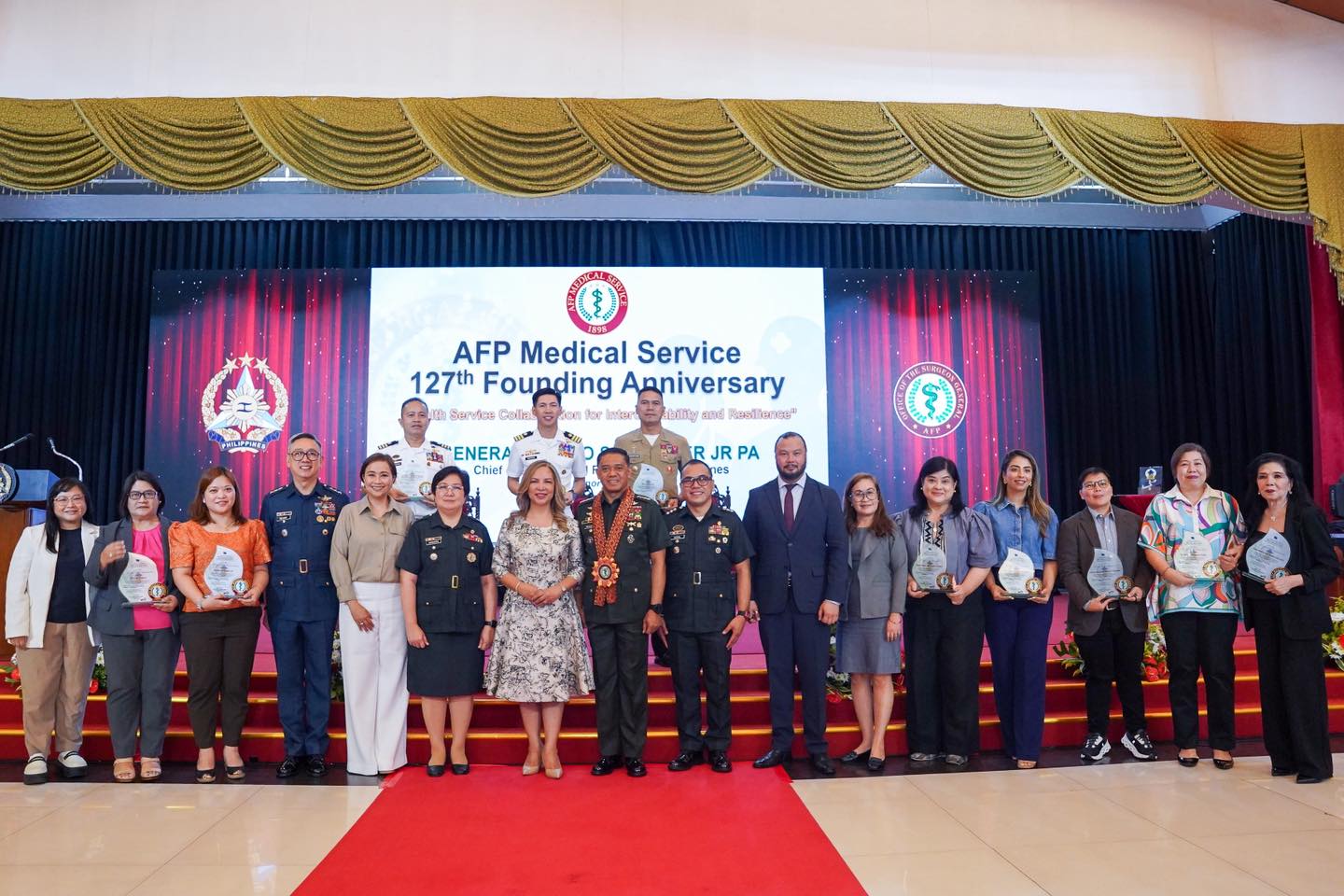 AFP Medical Service Celebrates 127th Founding Anniversary, Honors Healthcare Heroes