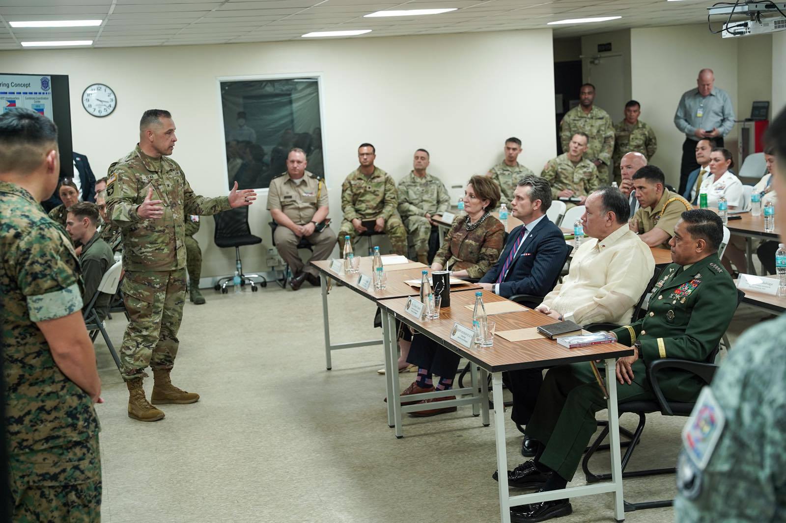 AFP welcomes US Secretary of Defense at Camp Aguinaldo