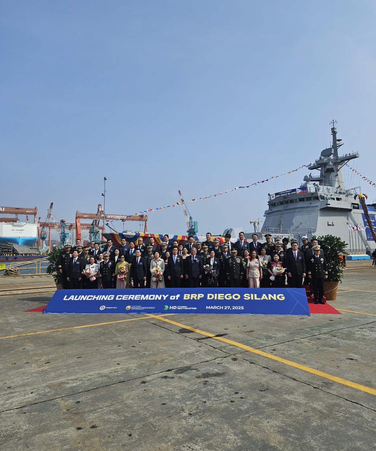 Philippines, South Korea Strengthen Defense Ties with Launch of BRP Diego Silang
