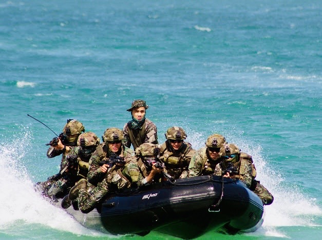 Philippine Marines Surge Into Action in Amphibious and Counter Landing Operations in AJEX DAGIT-PA