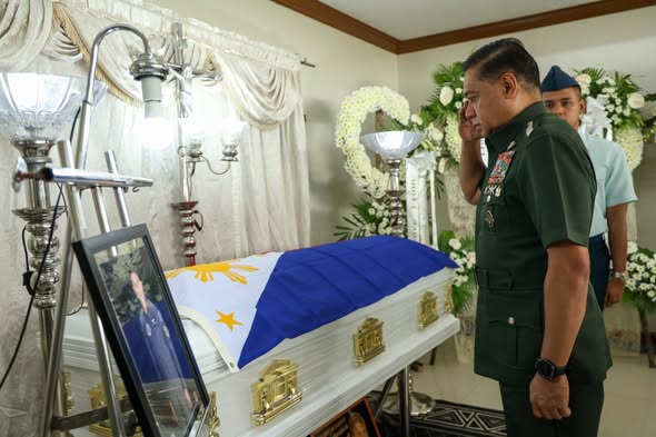 AFP Chief of Staff Pays Personal Respects to Fallen Airmen
