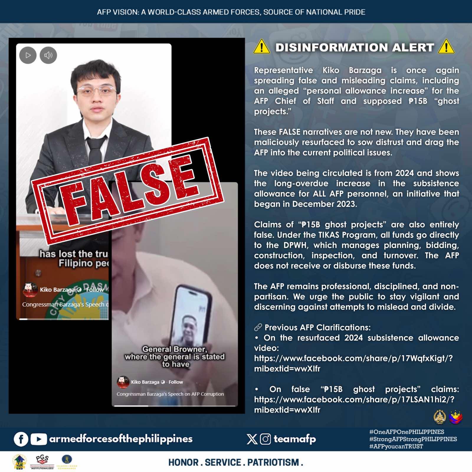DISINFORMATION ALERT | On false and misleading claims, including an alleged “personal allowance increase”