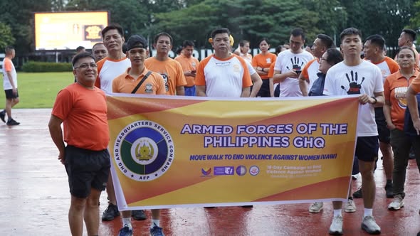AFP Reaffirms Stand Against Gender-Based Violence in MOVE Walk 2025