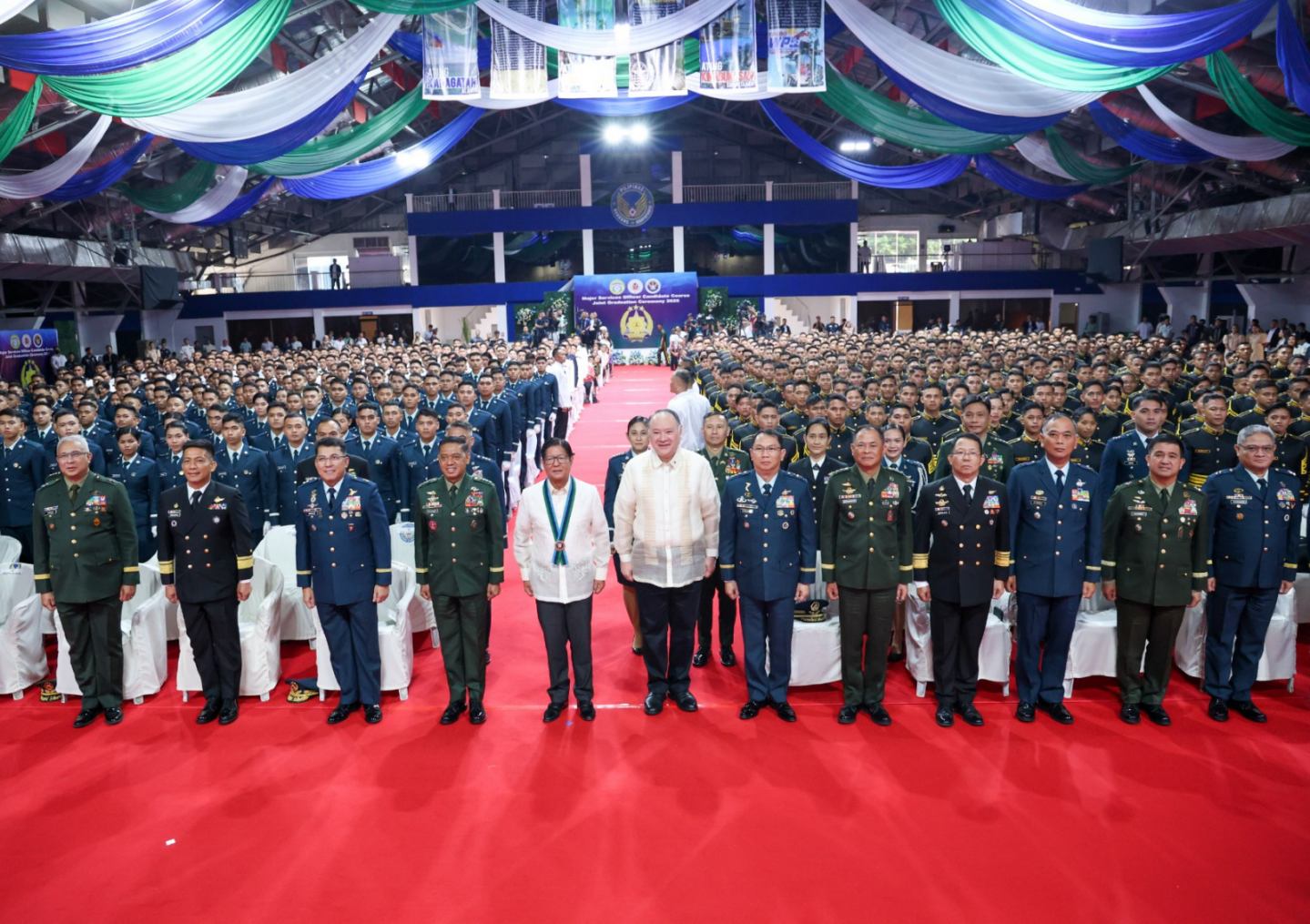 Major Service Officer Candidates Officially Conclude Pre-Commissioning Course in Joint Graduation Rites