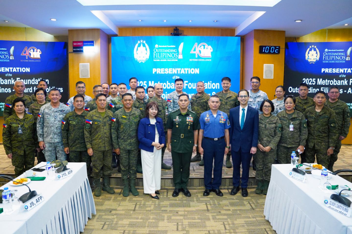 AFP, Metrobank Foundation Honor Outstanding Filipino Soldiers