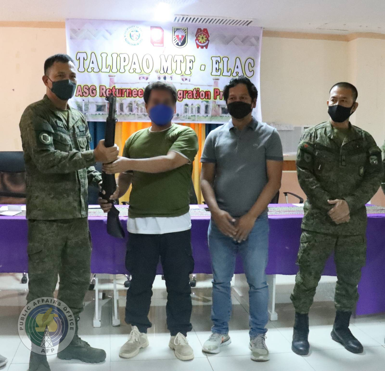 8 Abu Sayyaf Group members surrender to AFP in Sulu