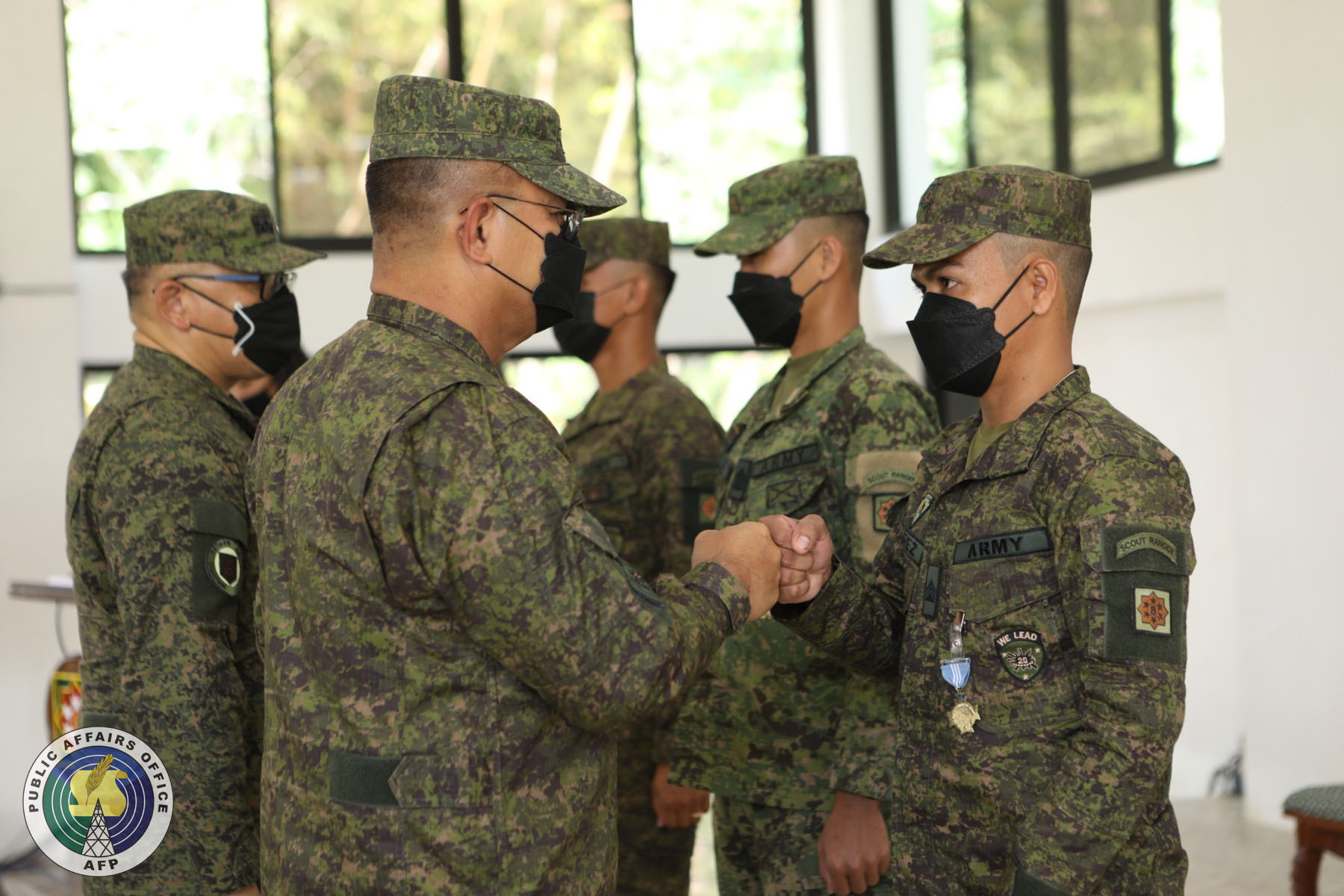 AFP Chief of Staff awards medals to Army troops in Samar for gallantry in action against Communist Terrorists