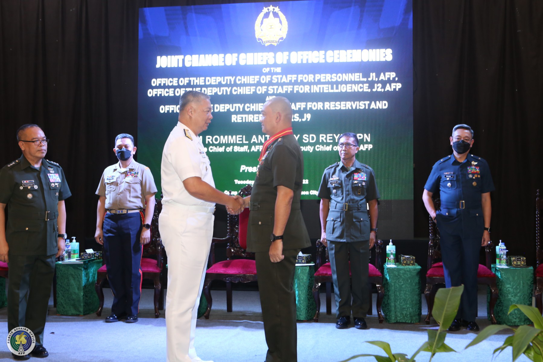 Joint Change of Chiefs of Office
