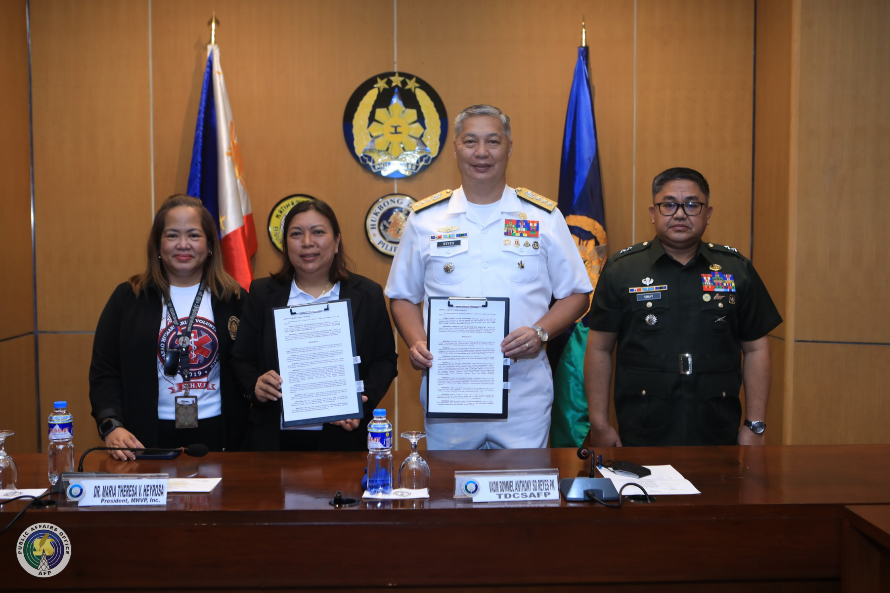 AFP, humanitarian group formalize cooperation