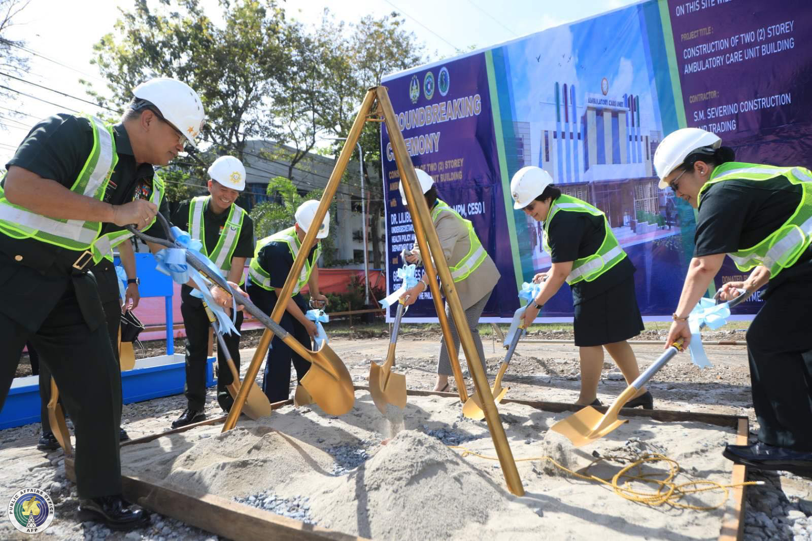 AFP, DOH break ground on new 2-Storey Ambulatory Care Unit Building