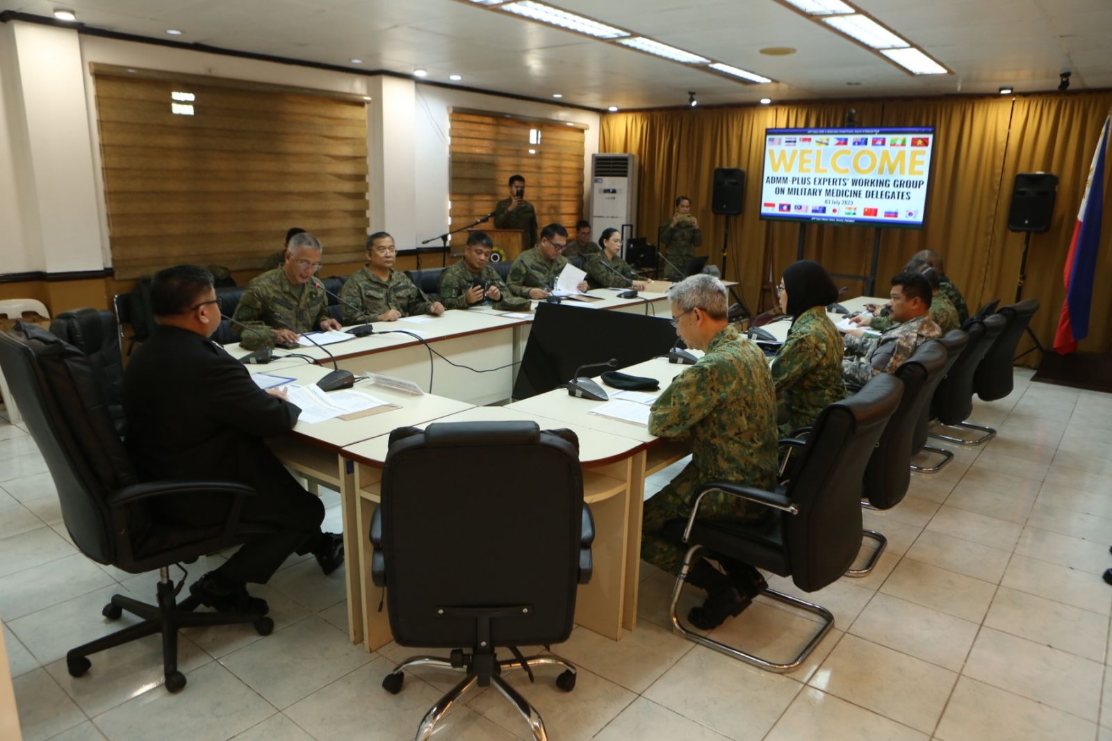 AFP, ADMM-Plus, meet for Final Site Survey of Medical Project