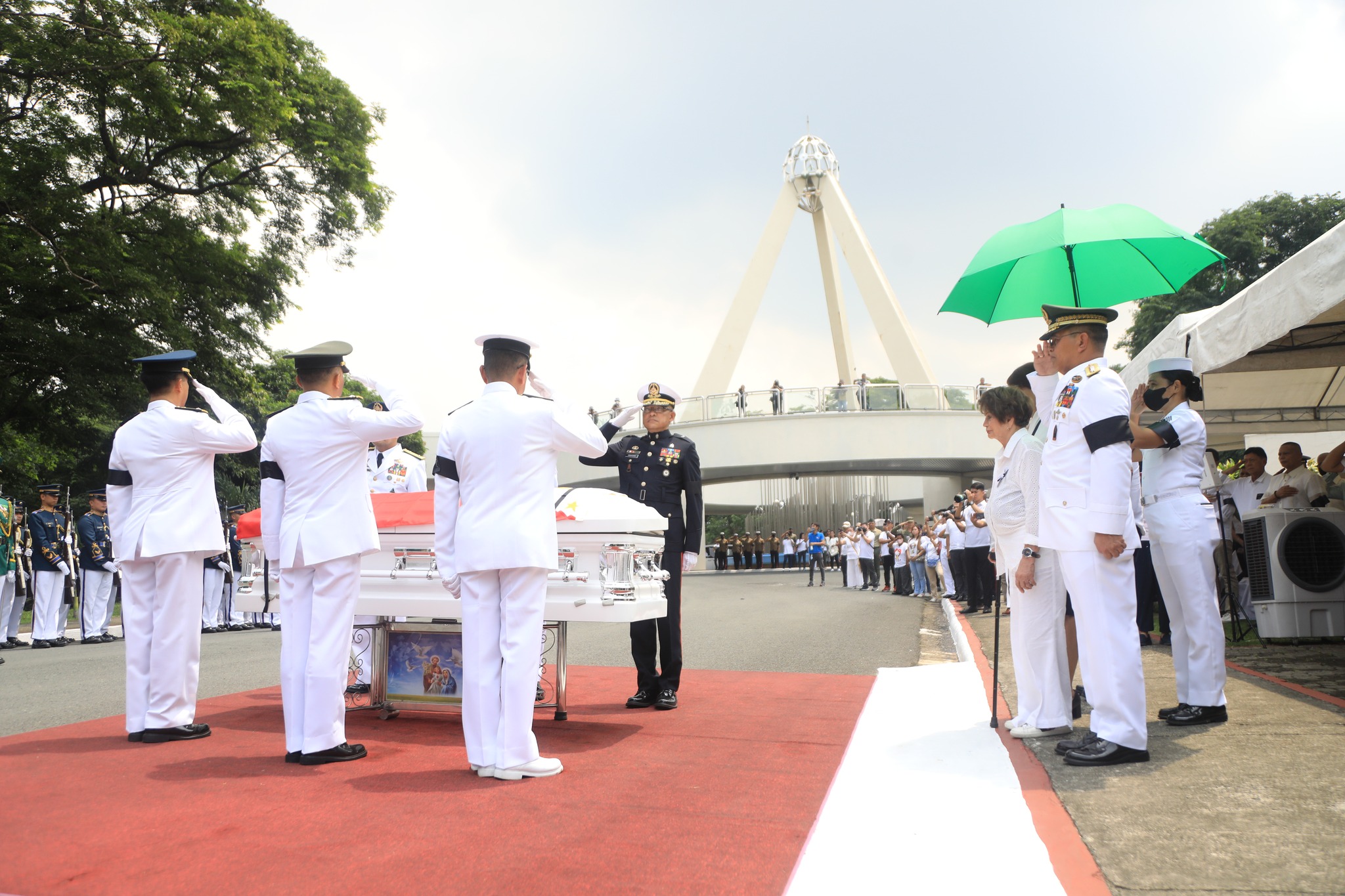 Funeral Honors for Retired General Biazon