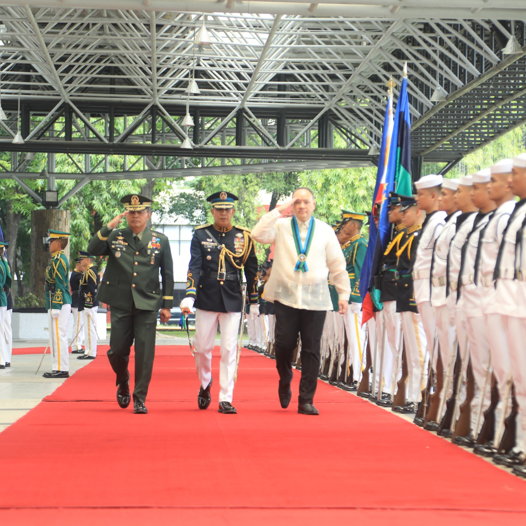 Arrival Honors for National Defense Secretary Gilbert Teodoro Jr