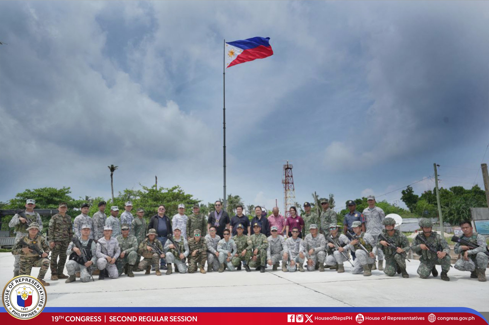 CSAFP visit to Pag-asa Island